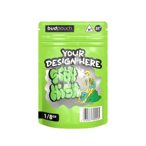 [BP-2] 1/8 Ounce Custom Weed Bag – Smell-Proof, ATSM Certified, Fully Customizable